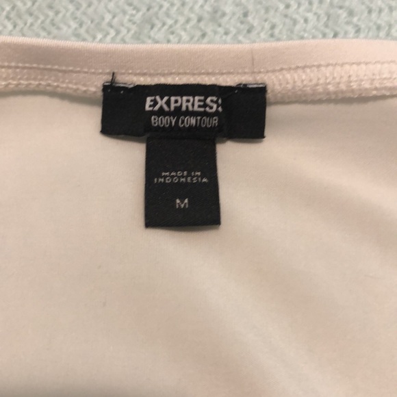Express Cream Ruched Top - Picture 3 of 4